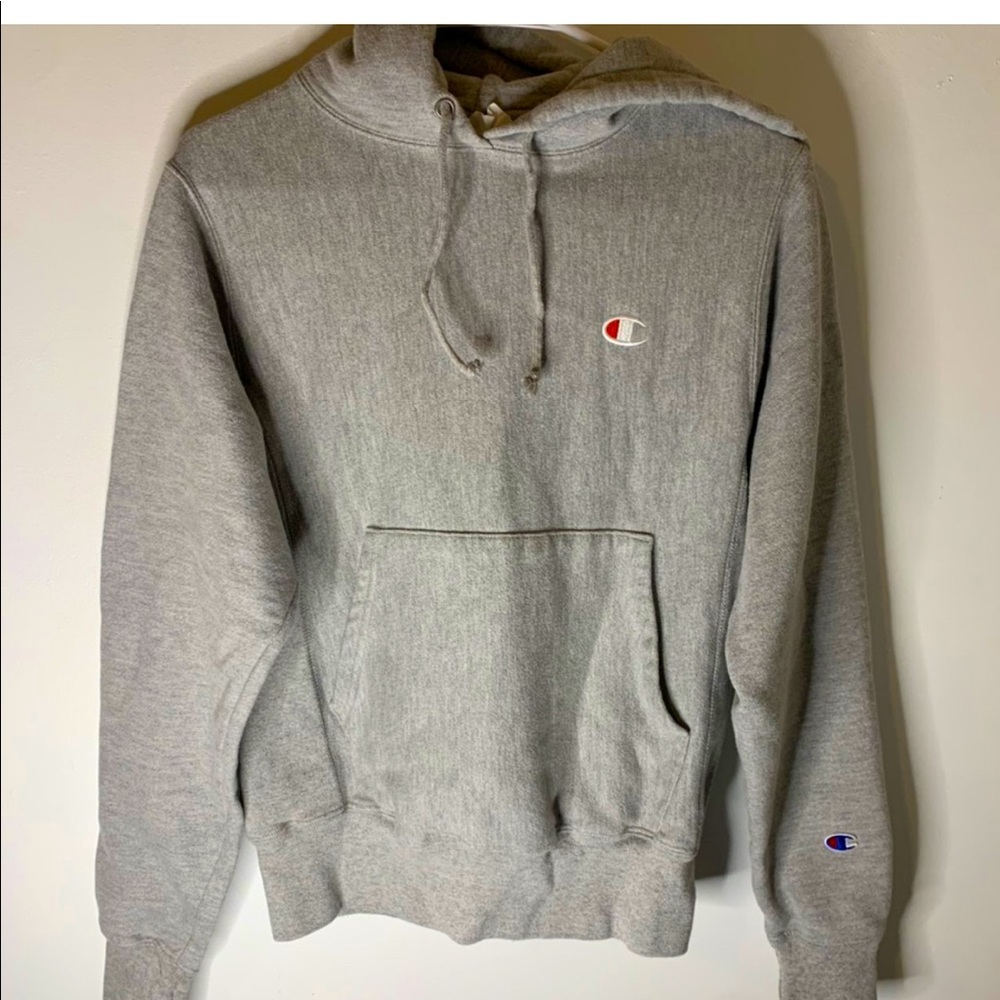 Grey champion hoodie